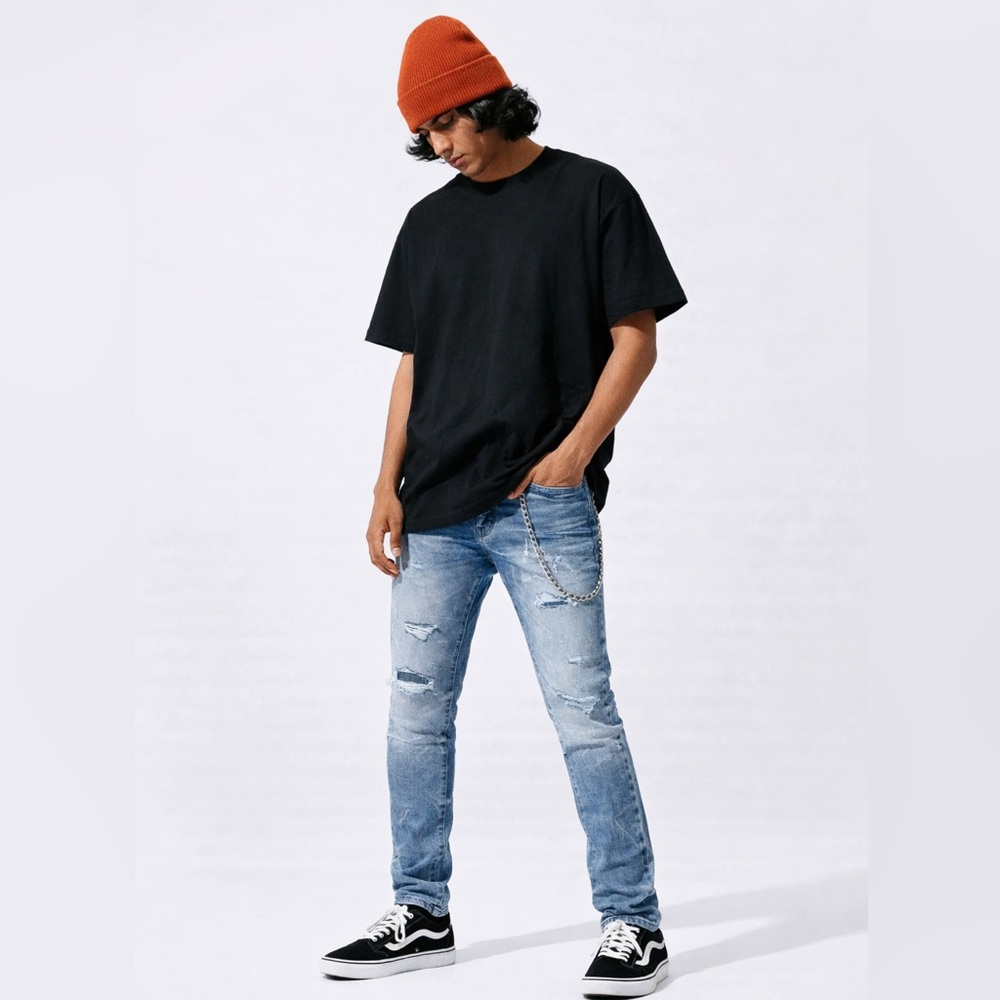 Jordan Craig Legacy Edition Collins Super Stretch Jeans Lighting Blue size 30/32